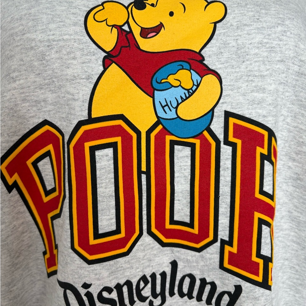 Disneyland Disney, Winnie The Pooh Pullover Grey Sweatshirt X-LARGE New 2026 - Picture 6 of 6